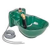 VOSS.farming beheizte Tränke Thermo P25-24V Plus, 72 Watt, 24V, automatisches Thermostat, Spezialkunststoff, Frostschutz Pferd Rind Pferdetränke Rindertränke Selbsttränke