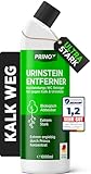 PRINOX® Urinsteinentferner EXTRA STARK 1000ml - Profi Urinstein & Kalkentferner Konzentrat - Extrem kraftvoller Urinsteinlöser & WC Reiniger mit Schräghals