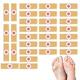 leruiyezs 30 Stück Dornwarzen Pflaster Warzenpflaster Fuss Mit Salicylsäure, Schmerzreduzierend Und Schutz Für Füße, Hühneraugen Entferner Hühneraugenpflaster Für Erwachsene Und Kinder