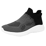 Sportschuhe für Herren, Wanderschuhe, lässig, modisch, leicht, bequem, weiche Gummistiefel, einfaches An- und Ausziehen, Sneaker, leicht, bequem, dunkelgrau, 52