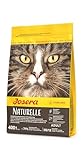 JOSERA Naturelle (1 x 400 g) | Adult | Premium Trockenfutter für ausgewachsene sterilisierte (Indoor) Katzen | Forelle & Linse | moderater Fettgehalt | getreidefrei | Katzenfutter | 1er Pack