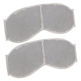 minkissy 10 Stk heizlùfter erholung sleep eye mask augenpflaster Augenschatten für die Nacht lichtblockierendes Auge augenmaske schlafmaske Moxa-Beutel Wermutbeutel Vlies Weiß