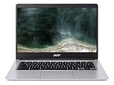 Acer Chromebook 314 (CB314-1H-C7PS) Laptop | 14 Full HD Display | Intel Celeron N4020 | 4 GB RAM | 64 GB eMMC | Intel UHD Graphics 600 | Google ChromeOS | silber