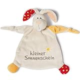 NICI Schmusetuch Hase ‚Kleiner Sonnenschein´ 25x25 cm – Schnuffeltuch ab 0+ Monaten – Kuscheltuch für Babys & Kleinkinder – Baby Kuscheltier / Schnuffeltuch – Schmusetuch für Mädchen & Jungen – 40043