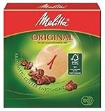 300 x Rundfilter / Kaffeefilter 'Melitta' Original 1 (Rund / Naturbraun)