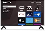 RCA Smart TV 32 Zoll (80cm) HD Fernseher Roku TV mit WLAN Triple Tuner (DVB-T/T2, DVB-C, DVB-S/S2) HDMI USB (Nur für Deutschland) 2024, RK32HN1