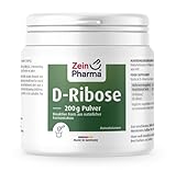 ZeinPharma D-Ribose Pulver 200g (Monatspackung) fördert die Bildung von ATP , 200 g