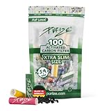 PURIZE® Beutel |100 XTRA Slim Size Aktivkohlefilter (Exklusiv) Multicolor