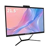 STGsivir All in One PC, 21.5' FHD Display, Core i5 bis zu 3.6 GHz, RAM 16 GB, 512GB SSD, WLAN, BlueTBoth 5.0, Windows11 Pro, Schwarz