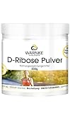 D-Ribose Pulver 300 g mit Vitamin B3 und B5-100% pur ohne Zusatzstoffe - für den Energiestoffwechsel - hochdosiert und vegan | Warnke Vitalstoffe - Deutsche Apothekenqualität
