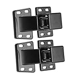 GALPADA 1 Satz Druckverschluss Türschloss Türverriegelung Für Wohnmobile Türschlösser Für Wohnmobile Türverriegelungsschloss Anhängertürverriegelung Rv -zubehör Aluminiumlegierung Black