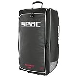 SEAC Equipage 500, Trolley für Unterwasserausrüstung, 85 x 40 x 35 cm, Unisex für Erwachsene, Schwarz, 130 l