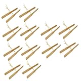 UPKOCH 30 Stck Teiliges Holz Bambus Libellen Balancespielzeug für Naturfarben Fördert Gleichgewicht und Konzentration Pädagogisch Sicher und Schadstofffrei