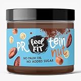 Feel fit Protein nut Kakao-Haselnuss-Aufstrich, ohne Zuckerzusatz, ohne Palmöl, Proteincreme 17%, 200g