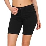ONLY Female Jeans-Shorts ONLRAIN Mittlere Taille Eng anliegend Jeans-Shorts