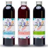 Sirup Set 3 x 250ml für Slush, Getränke, für Slush, Getränke AZO und Glycerin Frei | Slushy Eis selber machen | Slushmaschine Konzentrat 1:5, (3 x 250ml Sirup-Set)