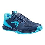 HEAD Herren Grid Indoor Shoe, Dark Blue Squash-Schuh, Dunkelblau Aqua, 42.5 EU