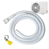 Flexible Wasserpfeife – Abflussschlauch für Luftentfeuchter, Abflussrohr für Spülmaschine, robustes Design, mit Universalanschluss, langlebiger Anschluss für