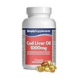 Reines Lebertran 1000mg | Unterstützt Herz, Gehirn, Sehkraft & Immunität | Reich an Omega 3 | 240mg EPA und 270mg DHA pro Portion | 120 Kapseln | Hergestellt im Vereinigten Königreich