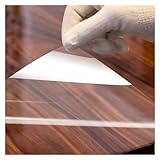 Wasserdichte, öldichte, transparente Tischschutzfolie, selbstklebend, hitzebeständig, Kunststoff, Hochglanz-Oberflächenschutzfolie, transparentes Kontaktpapier für Holz-Schreibtisch (85 x 150 cm)