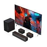 ULTIMEA 5.1 Soundbar mit Subwoofer und Rücklautsprechern, 320W Bluetooth Soundbar mit 3D Surround-Sound und App-Steuerung, Perfektes Heimkino-Audio-Erlebnis