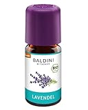 Baldini Bio Lavendelöl 10ml - 100% Naturreines Ätherisches Öl - Lebensmittelqualität - Vegan - für Speisen, Getränke & Aroma Diffuser - aus Italien