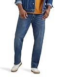 Lee Herren Big & Tall Extreme Motion Relaxed Straight Jeans, Maddox, 44W / 30L
