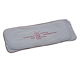 Amago - Körnerkissen mit Jersey Bezug, 50 x 20 cm - Silber