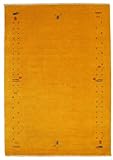 RugVista, Gabbeh Loom Frame, Teppich, Mittelflor, 160 x 230 cm, Rechteckiger, Gabbeh, Wolle, Flur, Schlafzimmer, Küche, Wohnzimmer, Gelb, Gelb