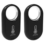 Youbones 2X Tuya Temperatur- und Feuchtigkeitssensor Kabelloser Tuya Zigbee Temperatur- und Feuchtigkeitsmesser Smart-Detektor für Zuhause