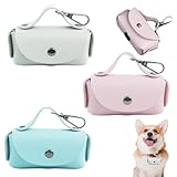 3 Stück Kotbeutelspender Hundekotbeutelspender Kotbeutelhalter Hundekotbeutel Halter Kotbeutelspender Für Hunde Geeignet Für Die Meisten Standard Hundekotbeutel (Grau, Rosa, Hellblau)