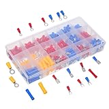 FONDOTIN 300 Stk. Terminals marine elektrische Anschlüsse Kfz-Kabelverbinder Elektrischer Anschlusssatz Verkabelungssatz Crimpverbindersatz Anschlüsse für die Verkabelung Klemmensatz Gummi