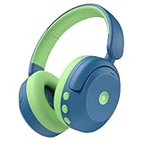 iClever Noise Cancelling Kopfhörer Kinder Bluetooth, 60H Spielzeit, 80dBA Sichere Lautstärke, Bequeme Passform, Bluetooth5.4, Preisgekrönte Kinder Kopfhörer AUX Kabel für Flugreisen