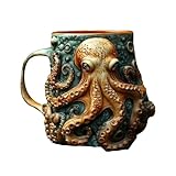 -Bierkrug, Neuheit Kaffeetasse, Harz-Getränkebecher, kreatives Geschenk, hervorragende Verarbeitung, schwarz, für den täglichen Kaffee, Bier oder Cocktail zu Hause