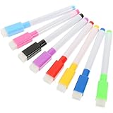 FUNOMOCYA 32 Stück Teiliges Whiteboard Marker Abwischbare Wasserfarben Stifte Farben Je Kindgerechte Schulstifte Glattes Schreiben Langlebig für Schule und Bürogebrauch