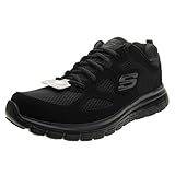 Skechers Burns- Agoura Herren Turnschuhe, Black, 43 EU