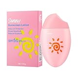 Sunny Sonnencreme Lotion, SPF50+ PA+++, Leichtgewichtig, Feuchtigkeitsspendend, Titaniumdioxid UV-Schutz, 50g (1)