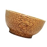 CIYODO Schüssel bowl snackschalen kokosnuss schale suppenterrine kokosnussschalen Kokosaminos bio Lebensmittelbehälter Obstschale Smoothie-Bowl Reisschale aus Holz Geschirr aus Holz