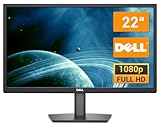 Dell Monitor 2022 E2223HV 22 Zoll Business Computer Monitor, Desktop Gaming Monitor, Full HD (VGA - VESA), PC Bildschirm, Schwarz, Neu, OVP, inkl. 2 Jahre Garantie