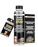 AUTOGAR® Motoröl Leck Stop Additiv - Ölverlust Additiv zur Dichtungs-Pflege - Für Benzin- & Dieselmotoren geeignet - Stoppt Tropfleckagen, reduziert Ölverbrauch & schützt Gummidichtungen