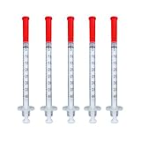 100 Stück 0.5ml/cc 0.33x13mm Kunststoff Multiple Uses Messwerkzeuge U40