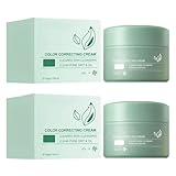 Color Correcting Cream, Darkness Moisturizing and Beautifying Gesichtscreme, Applicable to women facial sunburn moisturizing concealer cream, schnell einziehendes Tagescreme 2pc (2)