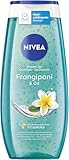 NIVEA Frangipani & Oil Duschgel, pH-hautneutrale Pflegedusche mit belebendem Duft nach Frangipaniblüte, verwöhnende Dusche mit pflegenden Ölperlen (250 ml)