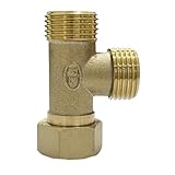 Dreifach-Port-Messing-Wasserfluss, landwirtschaftliche Sanitärsystem-Trennwand, Heim- und Gartenbewässerungsbedarf, Splitter