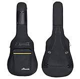 Faswin 41 zoll Gig Bag für Kassikgitarre, Gitarrentasche, Gitarrenhülle, schwarz, reißfest und wassergeschützt