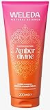 WELEDA Bio Amber Divine Duschgel vegan - Naturkosmetik Duschseife für Frauen & Männer mit Amber/Vanille Duft - Natürliche Hautpflege Dusche zur Reinigung von Gesicht & Körper (1x 200ml)