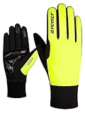 Ziener Erwachsene SMU 18-GWS 414 Bike Glove Handschuhe, Poison Yellow, 7.5 (S)