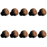 Winsport Billard Queue Schraubleder 12 mm (10 St.), Schraubbare Ersatzspitze, PVC Schraubgewinde M8 (8 mm), Queue Spitze, cue tip zum Auswechseln in Sekundenschnelle, Pool Pomeranzen, Schraubspitze