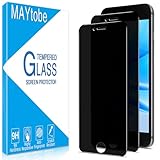 MAYtobe 2 Stück Sichtschutz Schutzfolie für iPhone SE 2020, 6, 6s, 7, 8, Volle Abdeckung, Anti Spy, 9H Härte Schutzglas, Anti-Kratzen