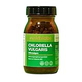 Viktilabs© Chlorella vulgaris Mikroalgen - 300 Presslinge pro Glas [Vegan] | Hochdosiert - 300 mg Chlorella pro Pressling | Laborgeprüfte Rohstoffe | 1 Glas = 30 Tage Vorrat | 3 Gläser